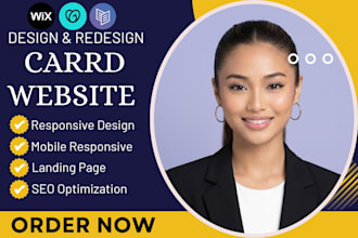 design carrd website, carrd landing page, redesign carrd website