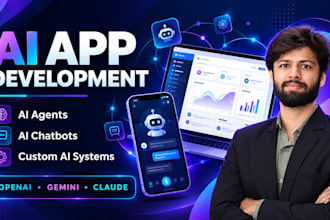 develop ai mobile apps, ai agents, and ai chatbots