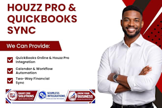 do houzz pro quickbooks online financial data sync calendar workflow integration