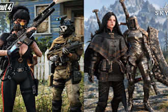 make or port custom skyrim ae, fallout 4, ck3 mod projects