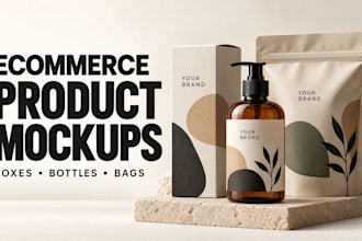 create realistic ecommerce product mockups for your online store