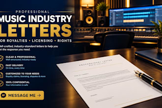 write a professional o1b or eb1 support letter for musicians and produce