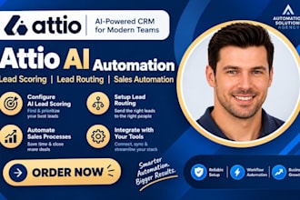 setup attio ai automation attio lead scoring lead routing attio sales automation