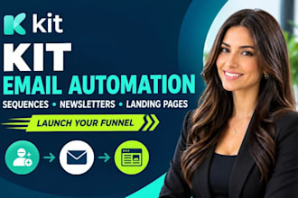 setup convertkit automation kit emai sequence kit newsletter kit landing page
