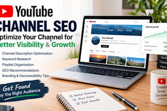 optimize your youtube channel for SEO and discoverability