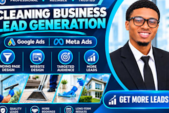 generate wind, carpet cleaning, and house cleaning leads via fb and google ads