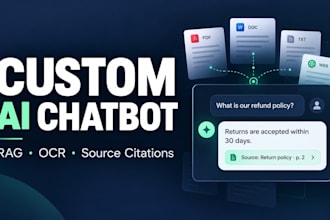 build a custom ai chatbot with rag