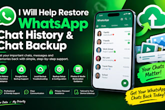 restore whatsapp chat history and chat backup