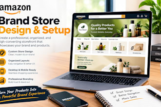 redesign and optimize your amazon brand store