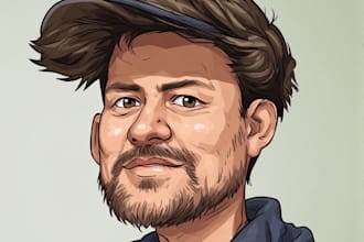 draw digital caricature portraits from photos