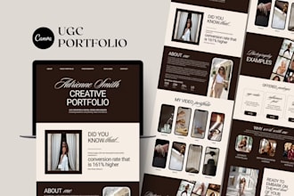 create ugc german website using canva