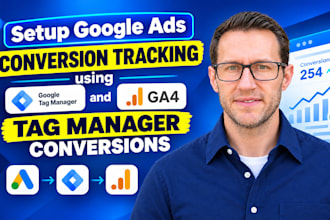 setup google analytics 4, GTM, fix ga4 tracking errors to track leads and sales