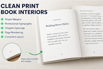 format your book for print and ebook publishing