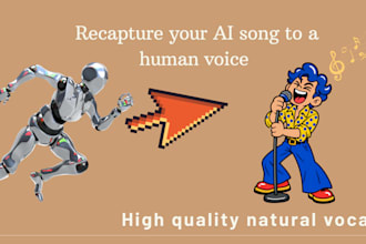 be your professional male singer for ai generated songs with real human vocals