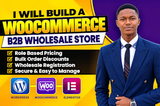 build a woocommerce b2b wholesale website with bulk ordering