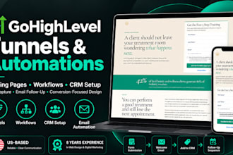 build gohighlevel funnels, workflows and automations