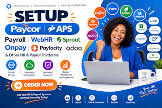 setup paycor aps payroll webhr sprout onpay paylocity odoo