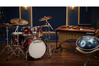 record percussion drum xylophone, acoustic drum kits, handpan for your song