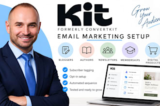 set up kit email automation and welcome sequences
