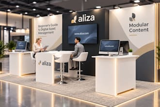 design 3d trade show booths, exhibition stands and graphics