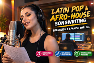 be your spanish female latin pop singer spanglish topliner and ballad singer