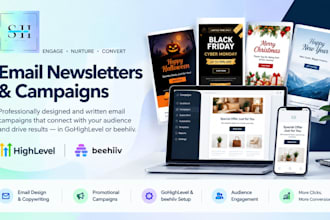 create black friday cyber monday bfcm emails in gohighlevel or beehiiv
