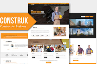build contractor website, construction, hvac, plumbing, roofing website