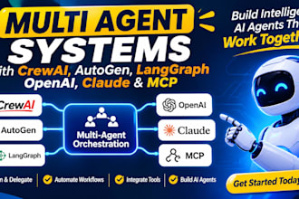create multi agent systems with crewai autogen langgraph openai claude and mcp