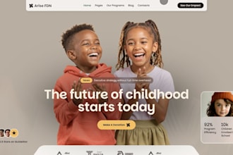 create nonprofit, ngo, charity, donation and crowdfunding website