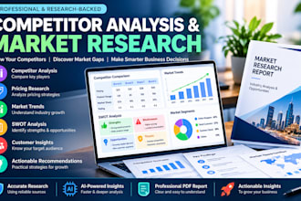 research your competitors pricing products and market gaps