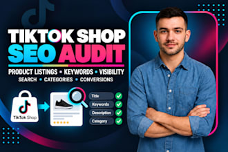audit your tiktok shop SEO, product listings and search visibility