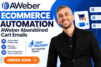 setup aweber ecommerce automation aweber abandoned cart emails