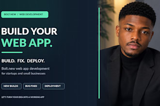build, fix, and deploy your bolt web app