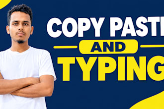do copy paste and typing