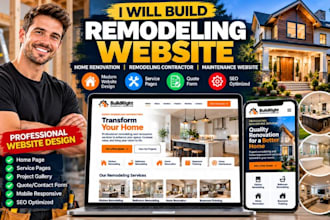 build remodeling website home renovation remodeling contractor maintenance site