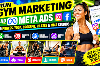 run gym marketing and meta ads for fitness yoga crossfit pilates MMA studios
