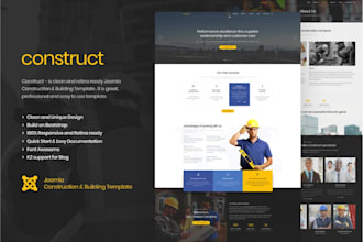 build contractor website roofing, construction, plumbing, hvac website