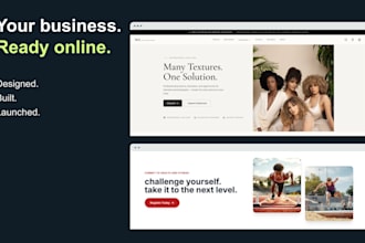 design and launch a professional small business website