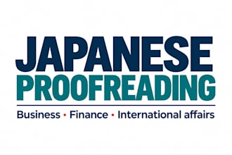 proofread and edit your japanese text to sound natural