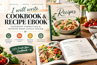 write cookbook recipe ebook, cookbook formatting