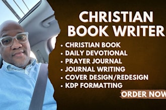 ghostwrite christian book devotional prayer journal KDP ghost book writing