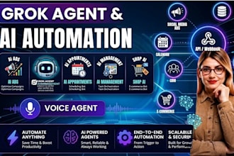 grok bot grok agent ai management for ads ai appointment ai voice agent shop