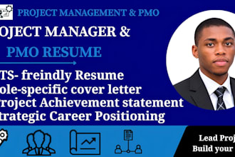 do project manager, pmp, pmo, portfolio management resume