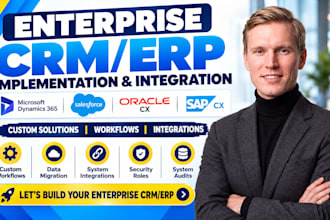 consult, configure and integrate dynamics 365, salesforce, oracle or sap cx