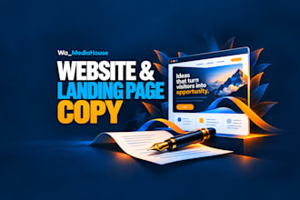 write persuasive website and landing page copy for your business