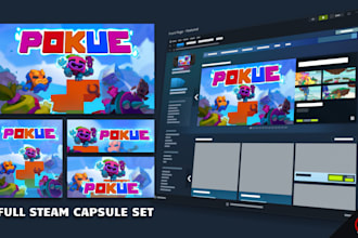 create professional steam capsule art for your game