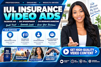 create ugc spokesperson videos for iul and life insurance marketing