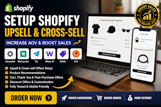 setup shopify upsell and cross sell essential reconvert fly wiser ai qikify icu