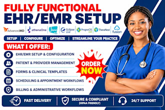 setup advancedmd athenaone jane app eclipse ehr prognocis ehr theranest fusion