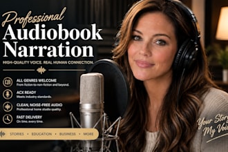 narrate your history, business or nonfiction audiobook for acx